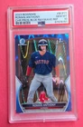 Roman Anthony 2023 Bowman Blue Raywave Refractor Chrome 1st RC /150 PSA 10