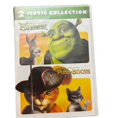 Shrek/Puss in Boots: 2-Movie Collection , New Sealed DVD