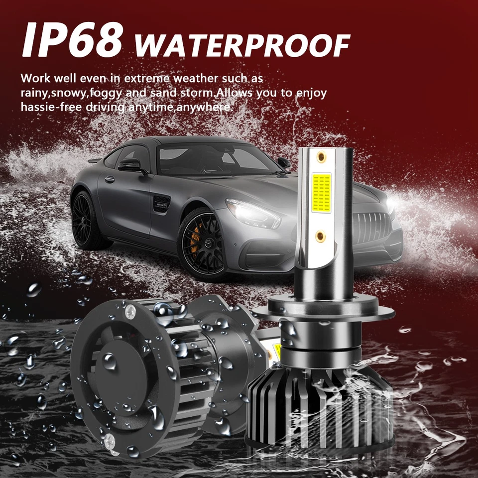 Faro antiniebla 6000K blanco haz alto bajo para BMW X3 2004 2005-2017 Foto 3 de 4