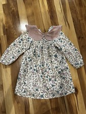 Zara Bib Collar Knit Dress 5-6T Girls