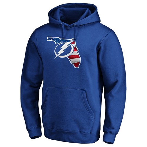 Herren Royal Tampa Bay Lightning NHL Banner State Hoodie - Bild 2 von 3