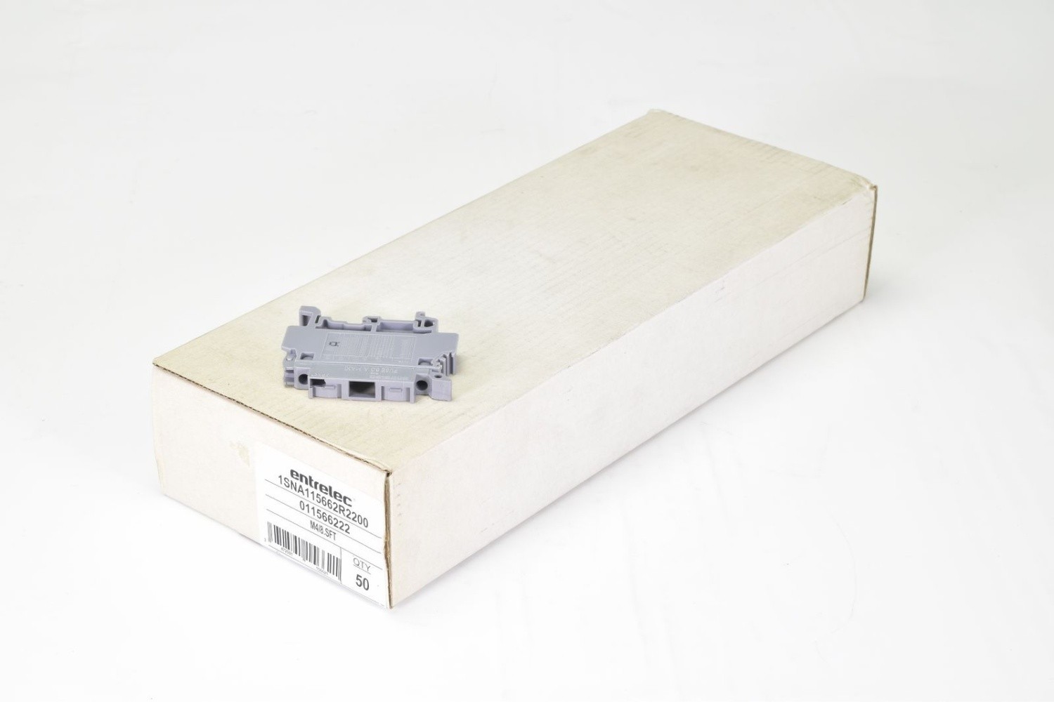 ABB 1SNA115662R2200, M4/8.SFT, Terminal Block, (1PU=50Pcs.)