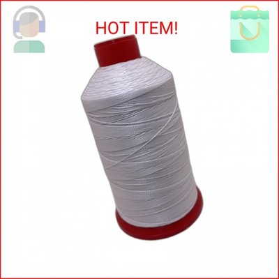 Bonded Nylon Sewing Thread T270 V-277 800yds for Outdoor, Leather (White)