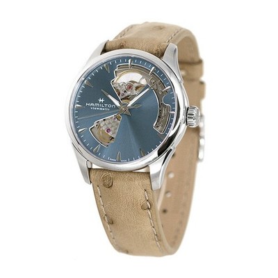 Unused HAMILTON JAZZMASTER H32215840 Blue Automatic Stainless Women Watch in Box