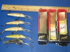 Lot of 5 Salmo Vintage Poland 7 Floating Shad Lures