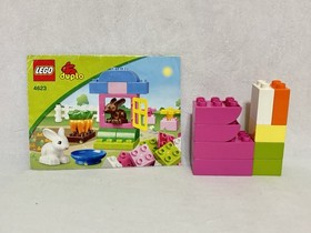 LEGO DUPLO SET# 4623 Easter Bunny Rabbits Carrots  w/Instructions