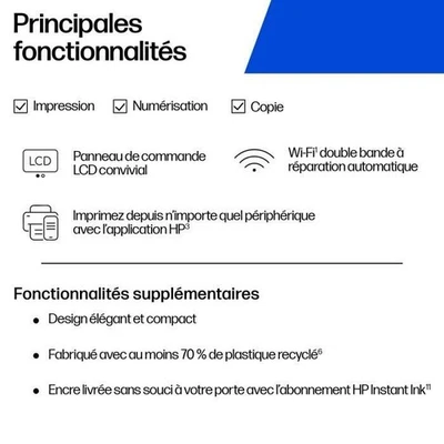 HP DeskJet 2910 Imprimante tout-en-un jet d'encre couleur - Photo 1/4