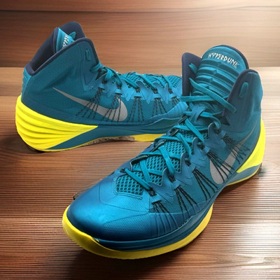 Nike Hyperdunk 2013 Brave Blue Mineral Teal Size 14 599537-300 High Top