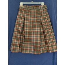 Classroom School Uniform Girls Pleat Skirt Size 14 Adjustable Waist Color P43