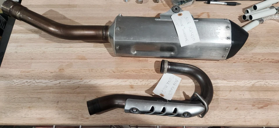 2012-2015 kx450f complete exhaust - Image 3 of 3