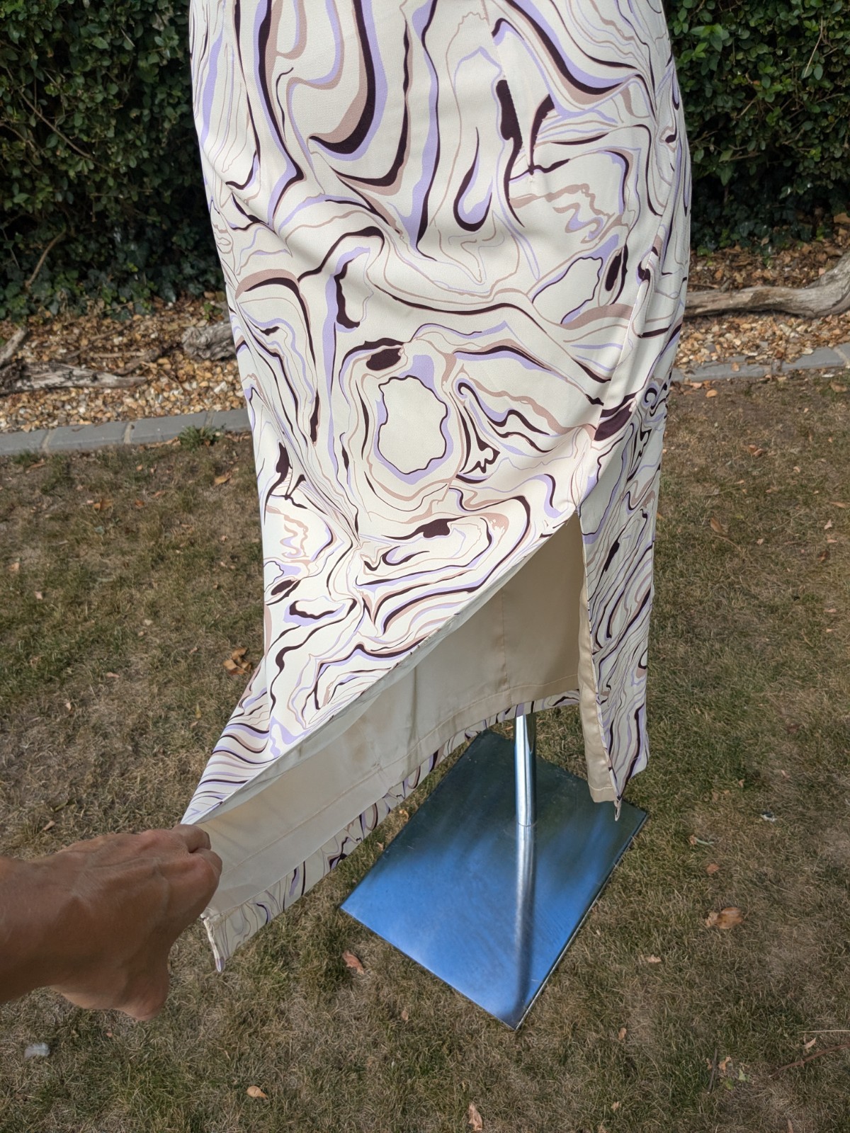 Cider Size Small Backless Summer High Split Midi … - image 5