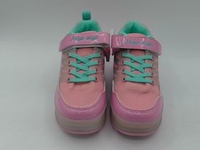 BFOEL LED Roller Skate Shoes Light Up Flashing Wheels Pink/Blue Size 13