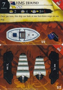 WizKids Pirates of the Caribbean #045 HMS Blazer (Common) ship new and unpunched