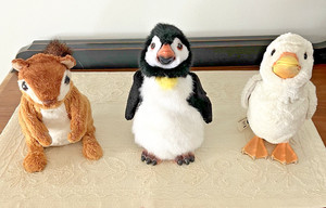 Lot Of 3 Vintage Fur Real FurReal Friends/Chipmunk /Duck/ Penguin- Cuties : ) 