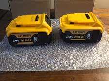 For DeWalt 20V Max XR 8.0AH 8 AH Battery 2 PCS NEW  GENERIC 2 Pieces