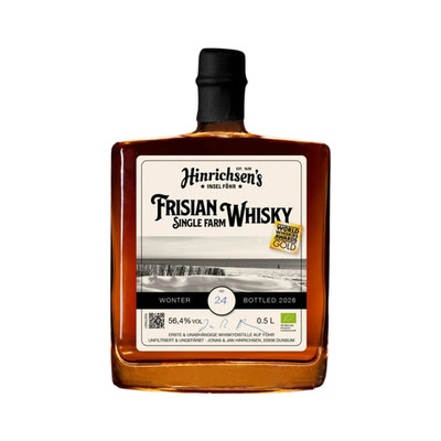 Frisian Single Farm Whisky Wonter Edition 2026 56,4 % vol. 500 ml