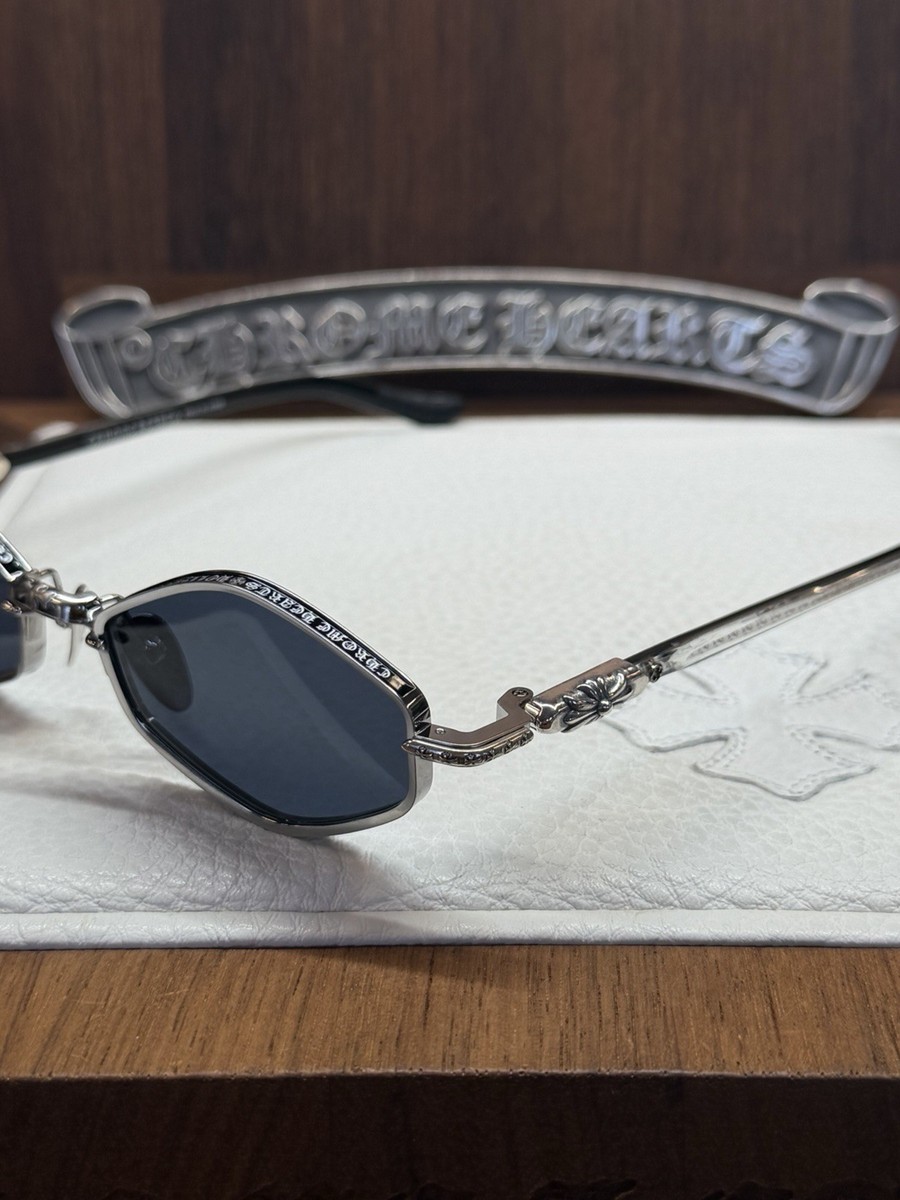 Chrome Hearts Nip Slip Sunglasses Black/Silver | eBay