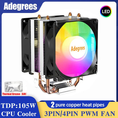 CPU Luftkühler X79 X99 3Pin/4Pin PWM Lüfter für Intel LGA 1366 1151 1155 AMD AM3AM5