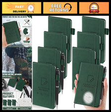 8 Pack Waterproof Notebooks 4"x6" Stone Paper All-Weather Pocket Notepad A6 for