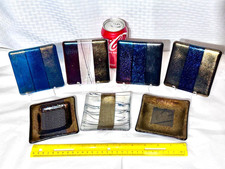 Lot of 7 4x4in. Iridescent Pressed Art Glass Candle Holders 455.00 149