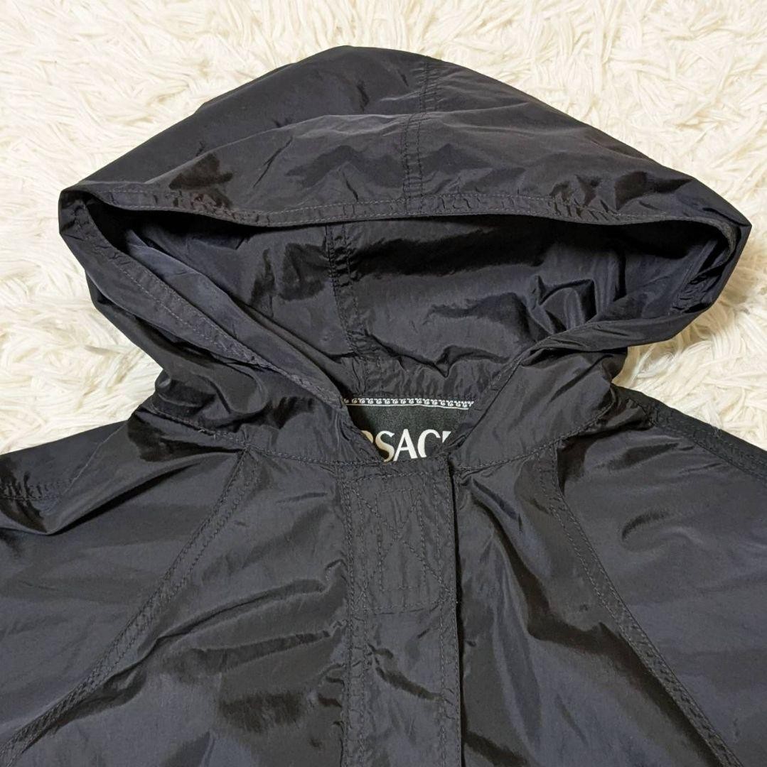VERSACE Jeans Couture Nylon Jacket Black Size M Medusa Back Logo Used From Japan thumbnail 21