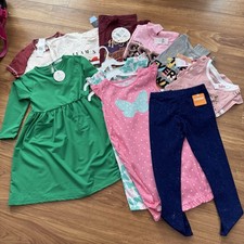 Lot Of Kids Clothes Shirts Leggings Sundress 10 pieces Smoke Free New w/Tags