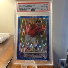 2022 TOPPS CHROME RC AUTOS #RASS SPENCER STRIDER 103/150 PSA 10 AUTO 💎 