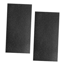 2 PCS Car Leather Repair Kit, 4 8 Inch Waterproof Self Adhesive Leather Black