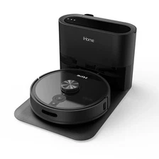 iHome iHRVS1PRO-3BLK Nova S1 Pro Self Empty Robot Vacuum, 150 Min Runtime, Black
