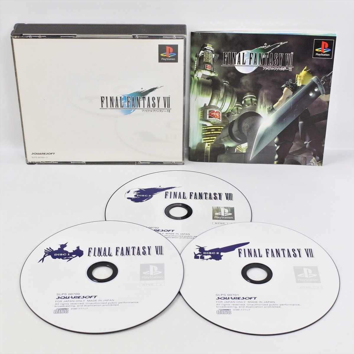 FINAL FANTASY VII 7 FF7 PS1 Playstation For JP System p1 | eBay FINAL FANTASY VII 7 FF7 PS1 Playstation For JP System p1 | eBay