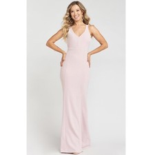 NWT Show Me Your Mumu Morgan Gown in Vintage Rose Stretch Crepe Mermaid Size XS