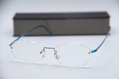 NEW LINDBERG NO 004/A550 COL P90 LIGHT BLUE GUNMETAL AUTHENTIC SUNGLASSES 49-14