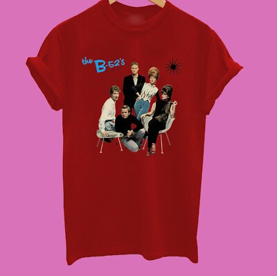Vintage The B-52 s Wild Planet Heavy Cotton Red All Size Unisex Shirt MM731