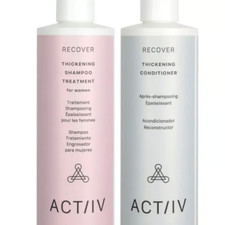 ACTIIV Recover Thickening Shampoo Treatment for Women/Conditioner 16 oz Each