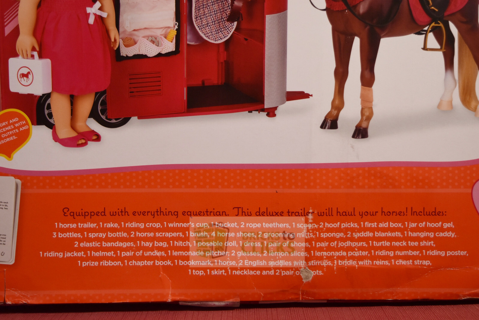 our generation mane attraction horse trailer set