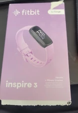 Fitbit Inspire 3 Heart Rate Monitor Health & Fitness Tracker | Lilac Bliss Open