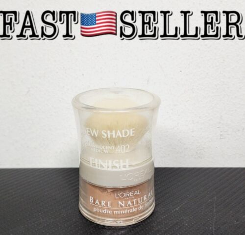 L’OREAL BARE NATURAL Foundation Finish Loose Powder, 402 Translucent Medium