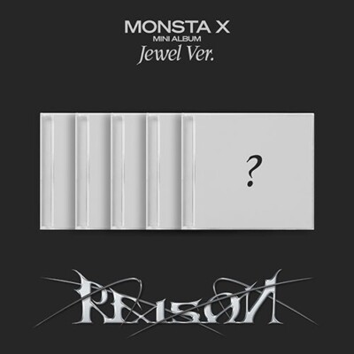 [1P] MONSTA X - 12th Mini Album [REASON] (Jewel ver.) Photo Book K-Pop Card CD