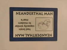 PERSPECTIVE Time Line Game 1992 used NEANDERTHAL MAN World History free ship