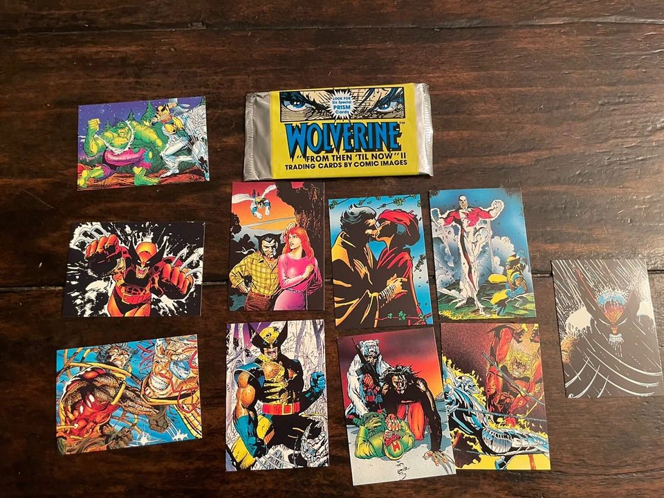 (1) Paquete Sellado 1992 Imágenes de Cómic Wolverine “Desde entonces hasta ahora” Serie II Foto 4 de 4