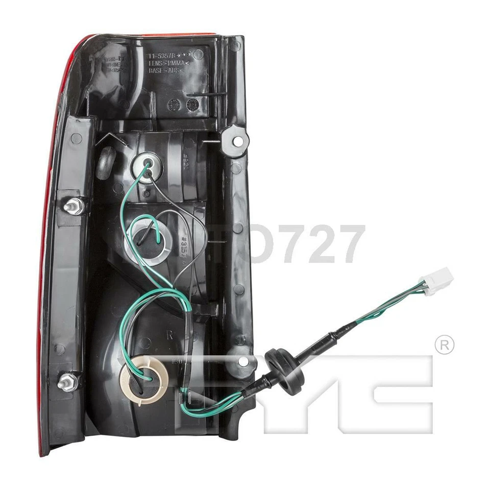 Conjunto de 2 luces traseras izquierda derecha TYC para Nissan Xterra 2002-2003 Foto 3 de 4