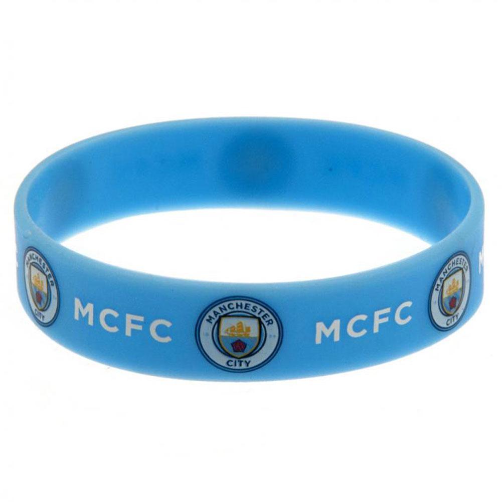 Manchester City FC Silicone Wristband New Official Licensed Football