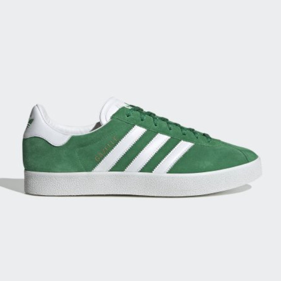 Замшевые туфли Adidas Gazelle 85 зеленого цвета - IE2165 Expeditedship