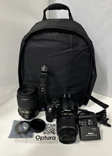 Nikon D5000 DSLR Camera Kit: 2 Lenses, Accessories, & G-raphy Bag/Backpack!