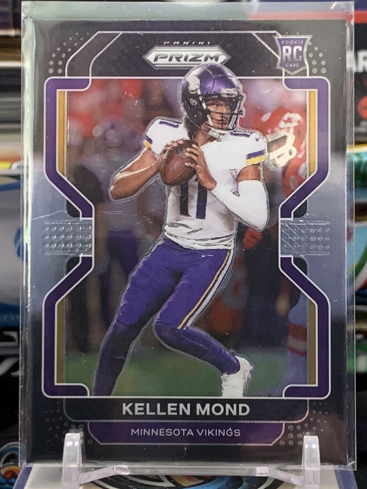 2021 Panini Chronicles Prizm Black Kellen Mond Rookie #PB-17 Vikings RC 7D