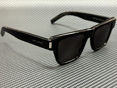 SAINT LAURENT SL 469 001 Black Square 51 mm Men's Sunglasses SAINT LAURENT SL 469 001 Black Square 51 mm Men's Sunglasses