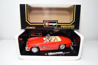 B39 1:18 BBURAGO BURAGO 3023 MERCEDES BENZ 300SL 300 SL ROADSTER