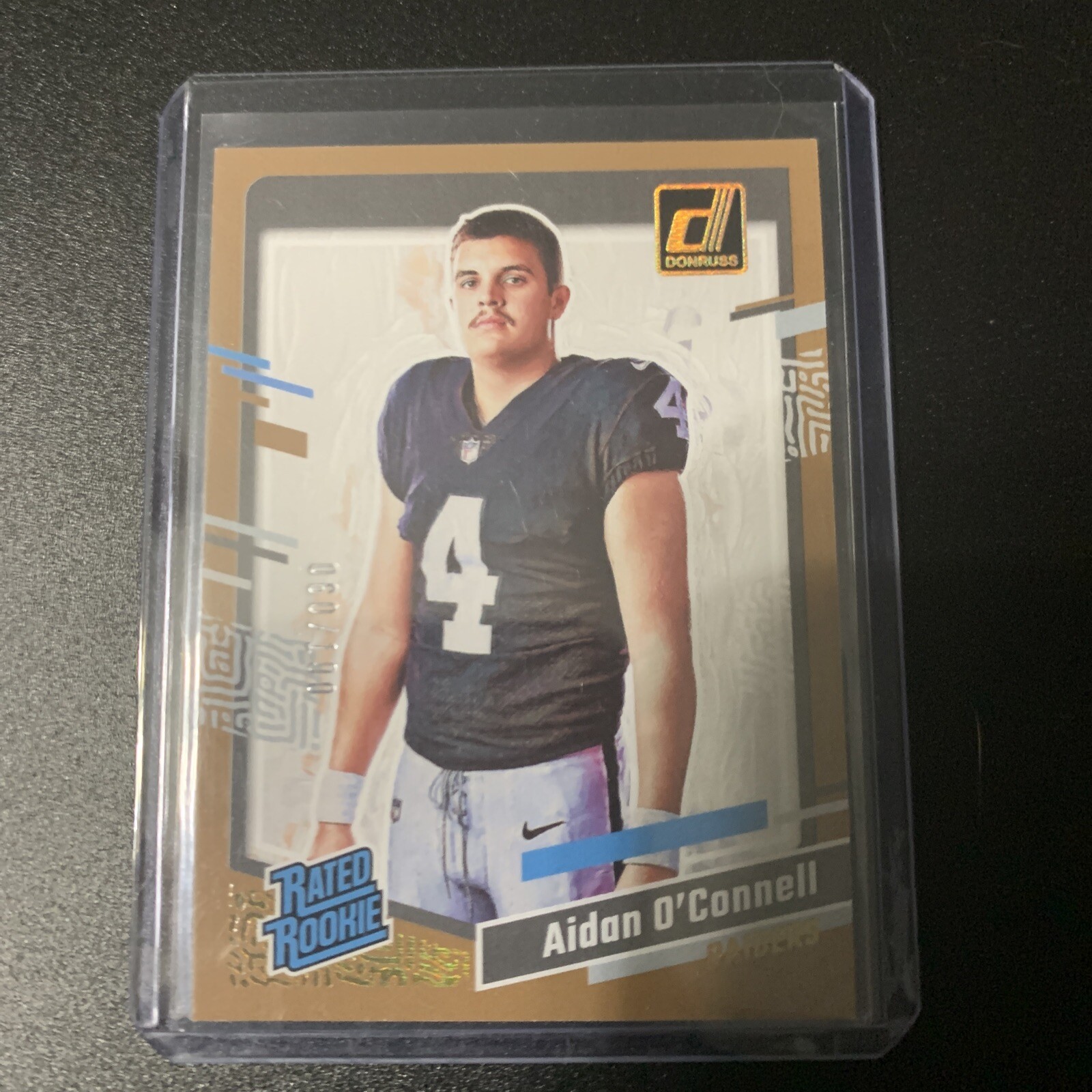 2023 Donruss Aidan O'Connell RC Rated Rookie portrait Studio Series /100 Raiders