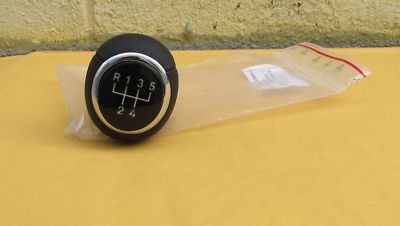 ICT GERMANY UNIVERSAL LEATHER 5 SPEED SHIFT GEAR KNOB BLUE LED ILLUMINATED K14B0