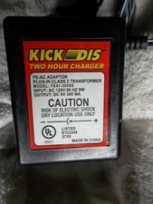Kick Dis FE41-3009D Two Hour Charger FE-AC Adapter Plug In Class 2 Transformer